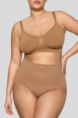 BOOMBA | Caramel Short-Waisted Thong Shapewear