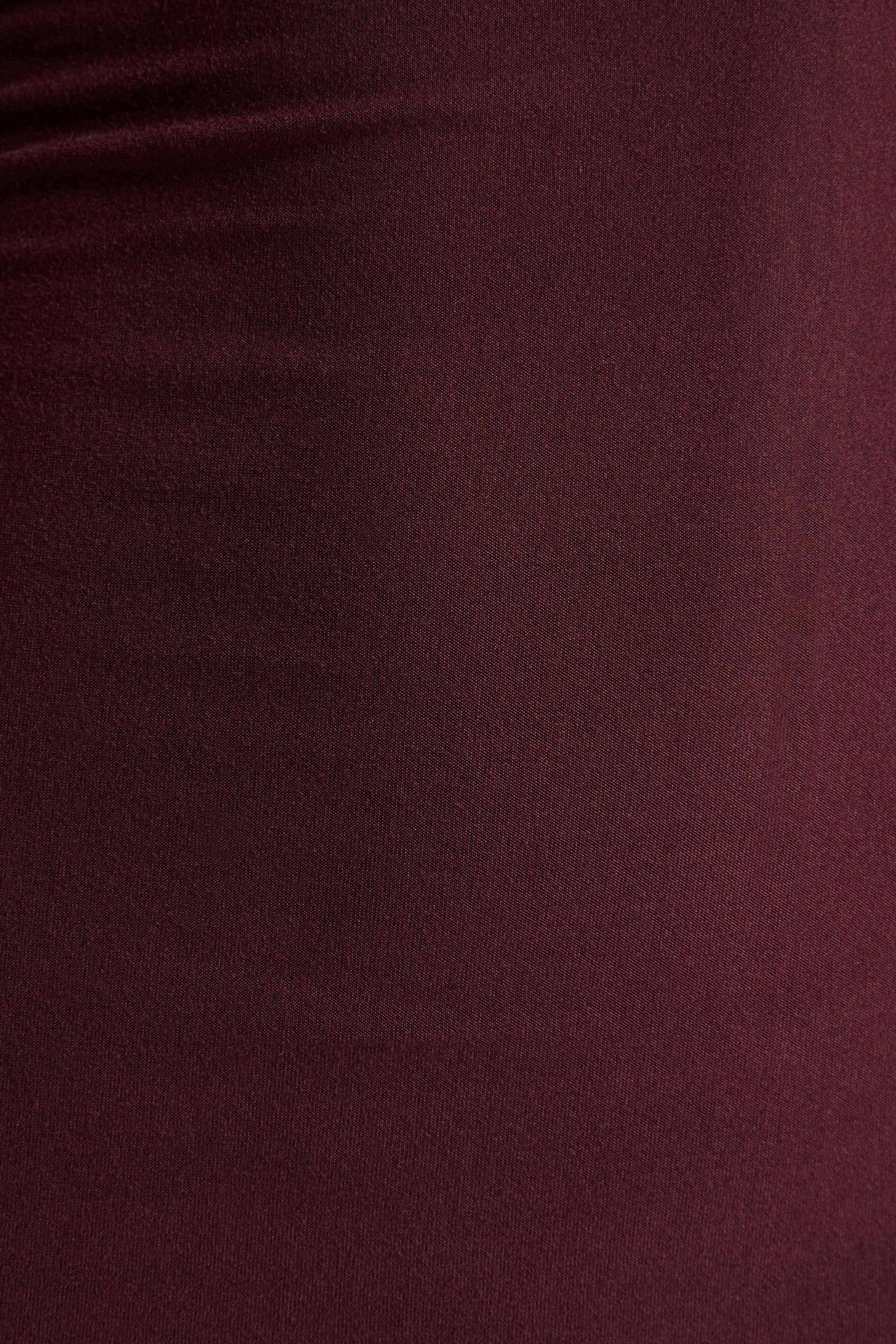 Salome | Chocolate Brown Twisted Asymmetric Midi Dress